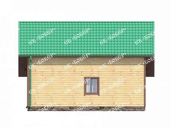 Дом из бруса 8х9. фото